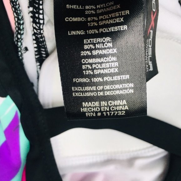 ZEROXPOSUR Mulberry Tankini Swimsuit Top NEW NWT - Picture 8 of 8